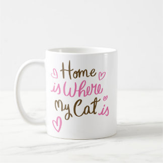 Mug Home is where my cat