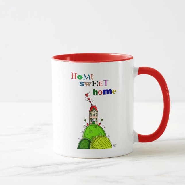 Mug Home Sweet Home Illustration (Droite)