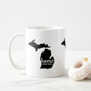 Mug Home Sweet Home Michigan Silhouette