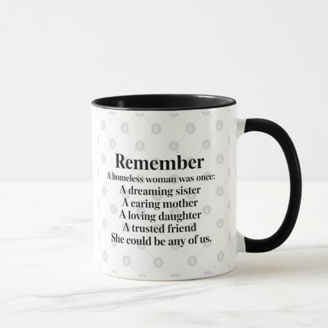 Mug Homeless Awareness : Remember Their Story (Droite)