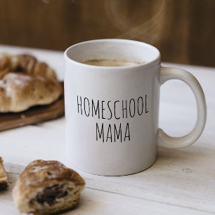 Mug "Homeschool Mama" inspirée par RAE DUNN