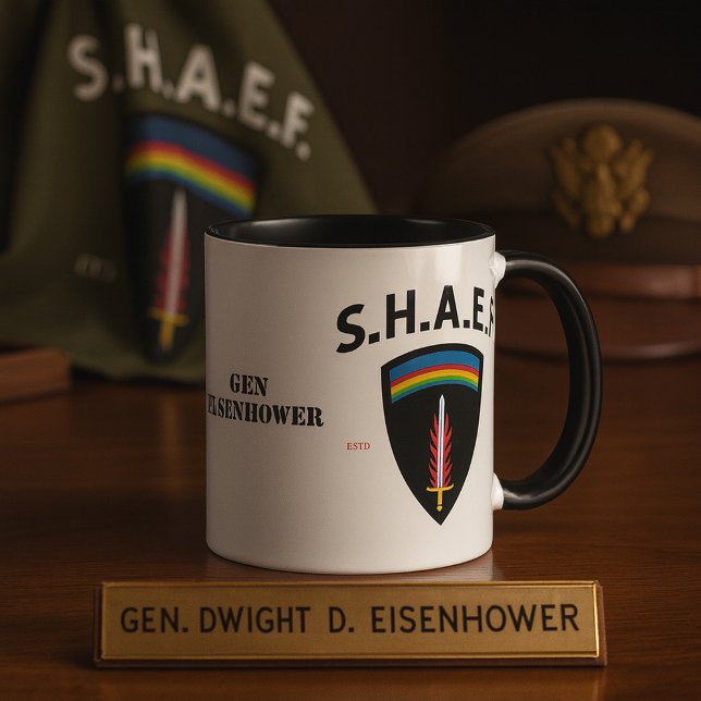 Mug Hommage à SHAEF Personnalisé  (SHAEF Tribute Personalized Coffee Mug)