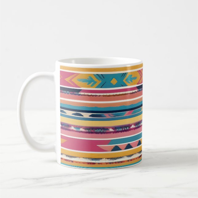 Mug Hommage Abstrait amérindien S13 (Gauche)