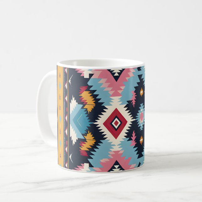 Mug Hommage Abstrait des Amérindiens 17 (Devant gauche)