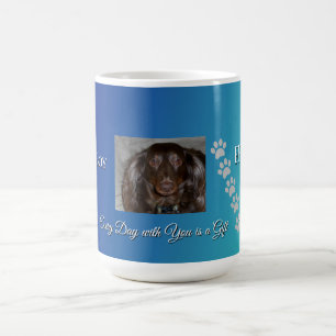 Mug Hommage aux empreintes de pattes inclinées