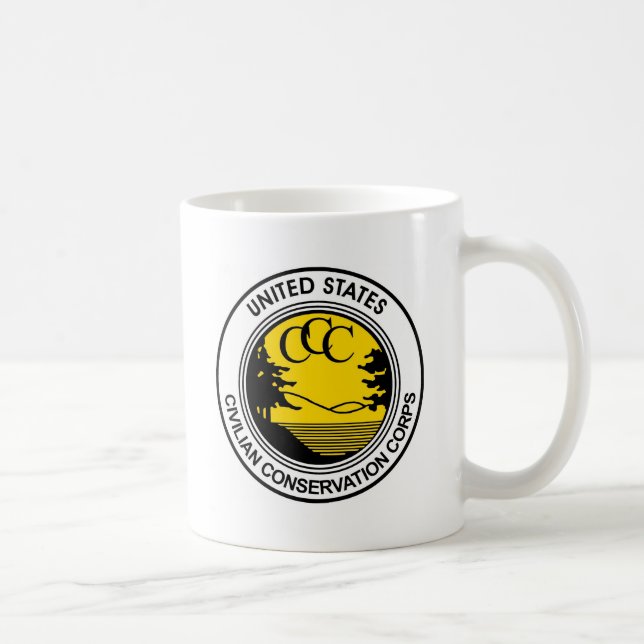 Mug Hommage civil de corps de conservation de ccc (Droite)