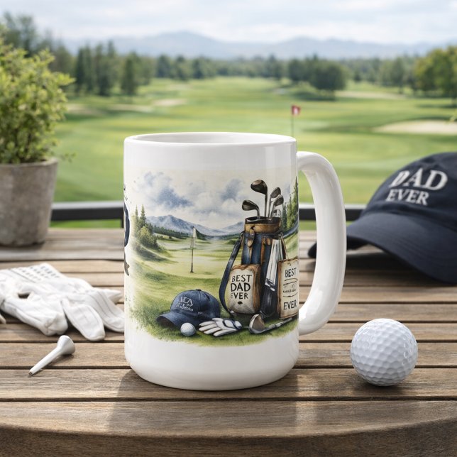 Mug Hommage de golf sincère pour papa (Créateur téléchargé)