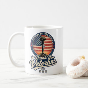 Mug Hommage Militaire à TOUS CEUX QUI ONT SERVI Merci