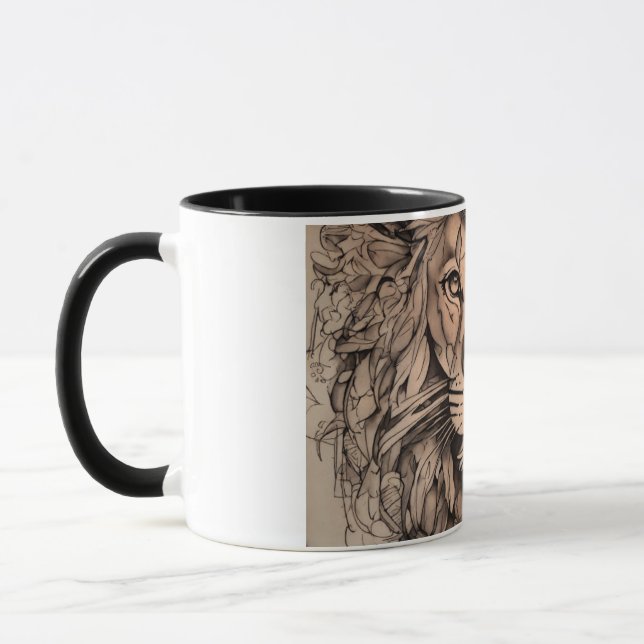 Mug Hommage militaire ukrainien moderne (Gauche)