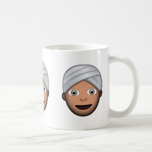 Mug Homme avec le turban Emoji