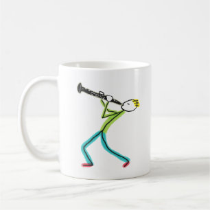 Mug Homme bâton jouant de l'hautbois