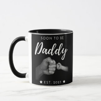 Mug Homme Bientôt Papa Fait 2023 Rétro Fête des Pères