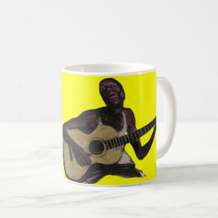 Mug homme bleu chantant les bleus