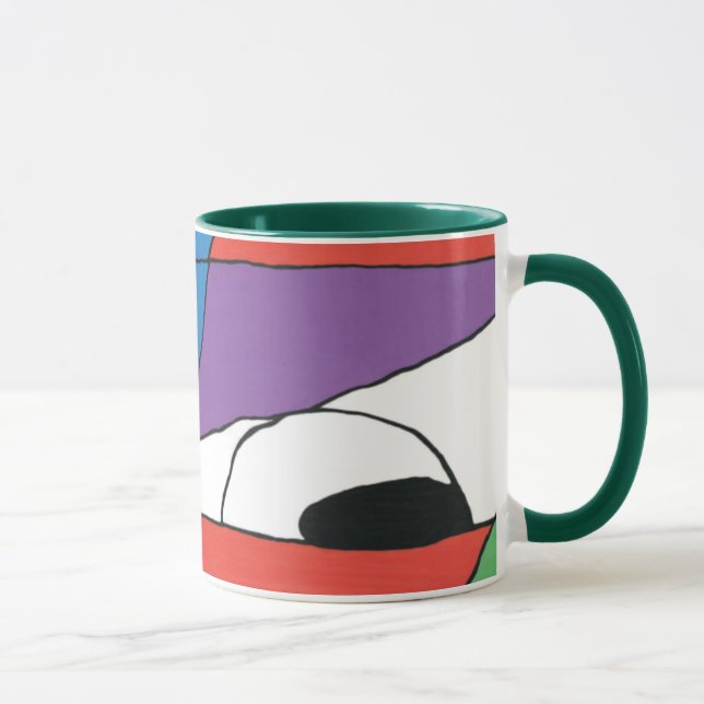 Mug Homme coloré Abstrait (Droite)