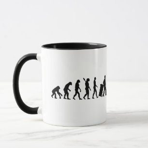 Mug Homme de déchets d'évolution