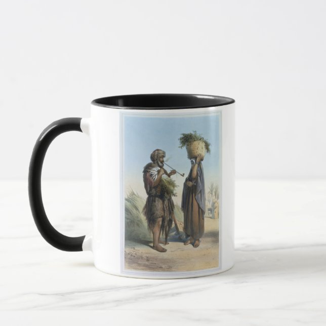 Mug Homme de Fellah et femme, illustration 'de Valle (Gauche)