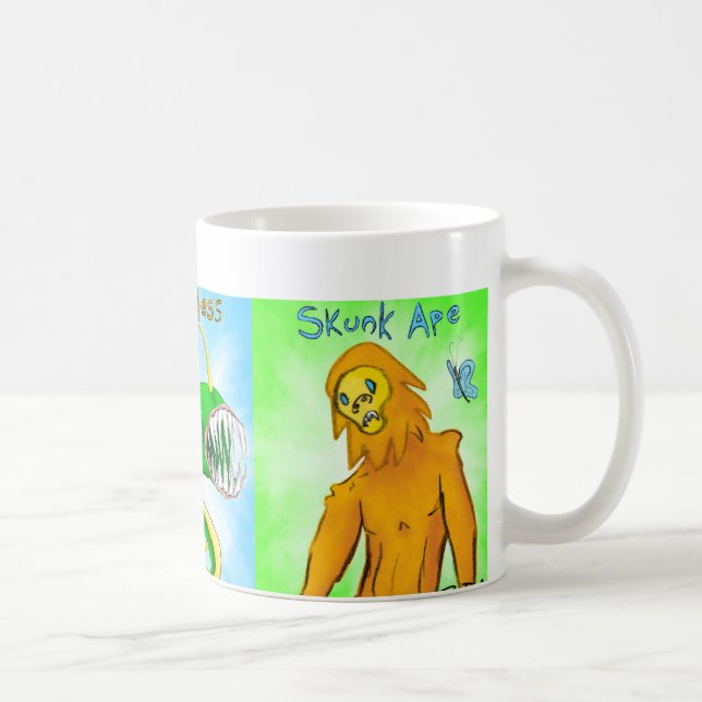 Mug homme de la mite 3-In-1, Loch Ness, singe de (Droite)
