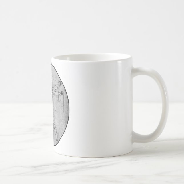 Mug Homme de Vitruvius (Droite)