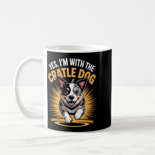 Mug Homme Drôle de Chien de Compagnie Avec La Folle Au
