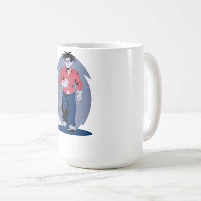 Mug Homme en colère marchant (Devant droit)