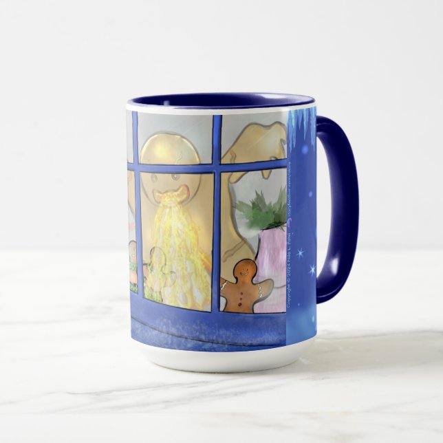 Mug Homme en pain d'épice - Conte de Noël (Devant droit)