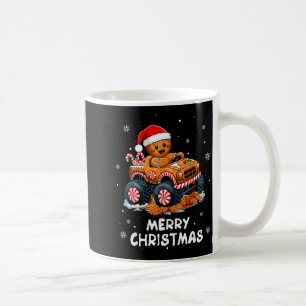 Mug Homme en pain d'épice de camion monstre drôle joye