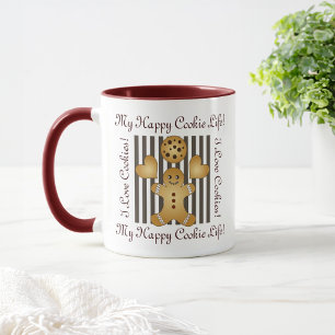 Mug Homme en pain d'épice mignon personnalisé pour enf