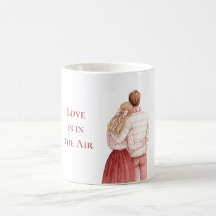 Mug Homme Femme L'amour est dans l'Air