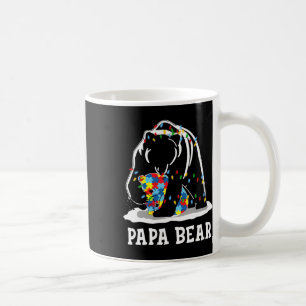 Mug Homme Fun Papa ours Sensibilisation sur l'autisme