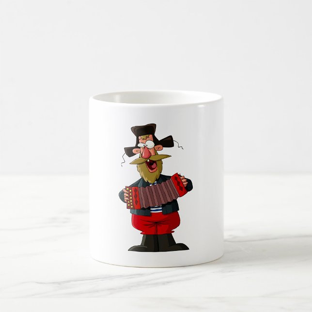 Mug Homme jouant de l'accordéon (Créateur téléchargé)
