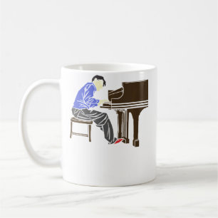 Mug Homme jouant du piano