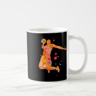 Mug Homme Joueur de basket-ball aquarelle peinture