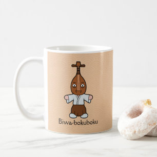 Mug Homme-lièvre japonais Biwa-bokuboku : Caricature Y