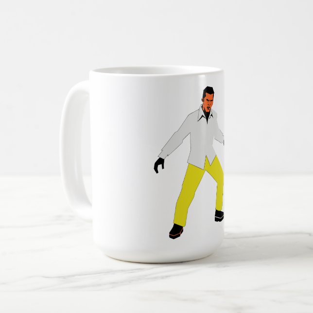 Mug Homme mystérieux regard (Devant gauche)