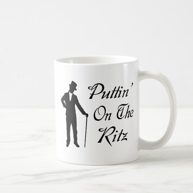 Mug Homme pimpant Puttin sur le Ritz (Droite)