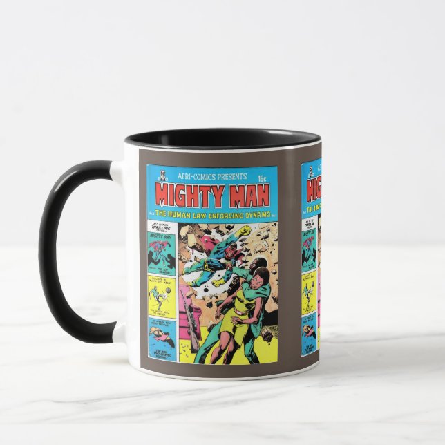 Mug Homme puissant 4 (Gauche)