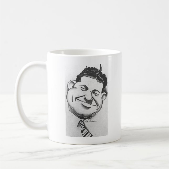 Mug Homme souriant (Gauche)