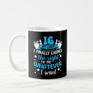 Mug Hommes 16e anniversaire citations cadeaux pour 16