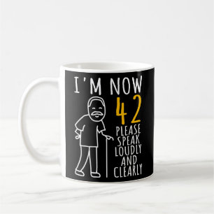 Mug Hommes 42e anniversaire Pour lui, j'ai maintenant