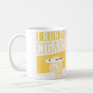 Mug Hommes Cigares Fumant Cigare Fumée Drôle Je Marche