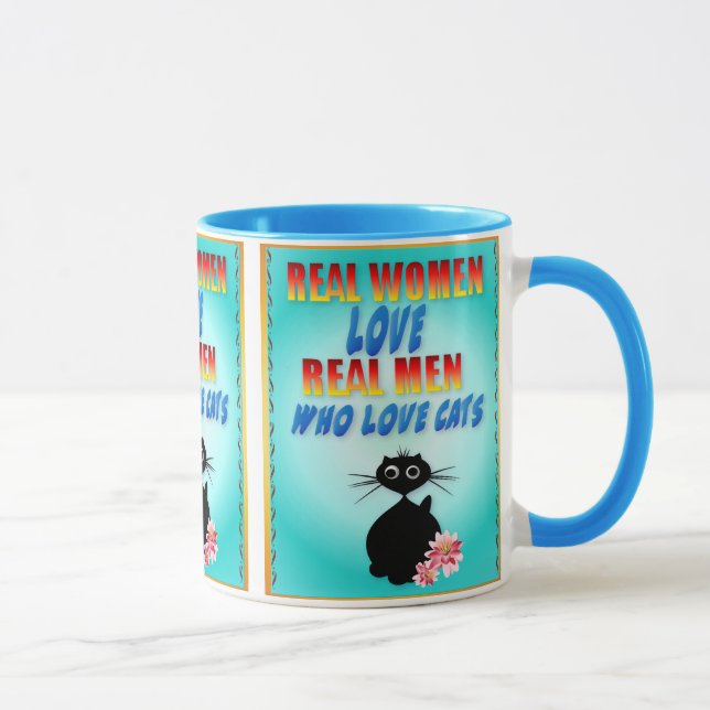 Mug Hommes d'amour de vraies femmes vrais qui aiment (Droite)