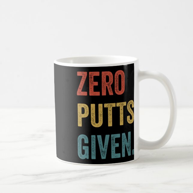 Mug Hommes de golf rétro Joueuse de golf Femmes Zero P (Droite)