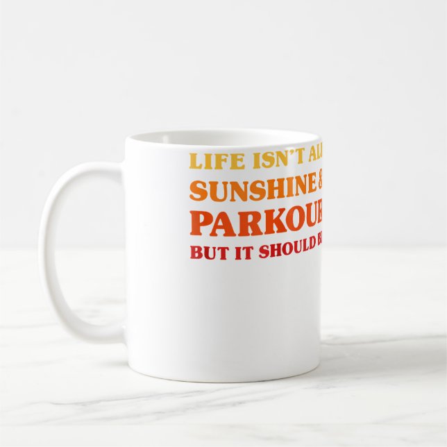 Mug Hommes de Parkour qui aiment les femmes de Parkour (Gauche)