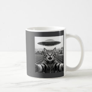 Mug Hommes Derrière Chat Selfie Extraterrestre Ufo