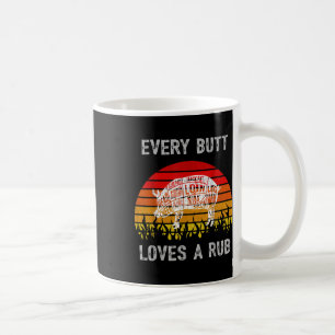 Mug Hommes Drôle Butt Aime Rub Viande Barbecue Fumeur