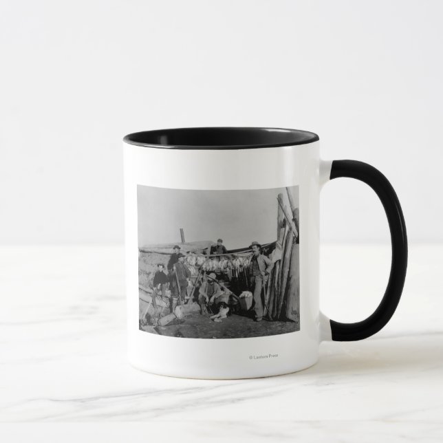 Mug Hommes du Klondike après avoir chassé le lagopède  (Droite)