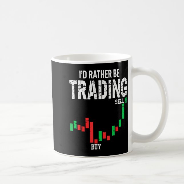 Mug Hommes Femmes Cool Bourse Trader Jour de négociati (Droite)
