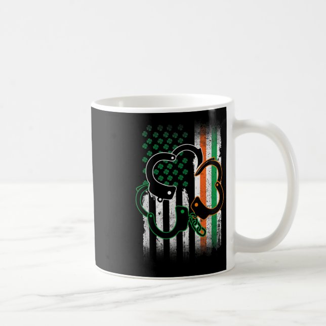 Mug Hommes Irlandais menottes Jour de la Saint Patrick (Droite)