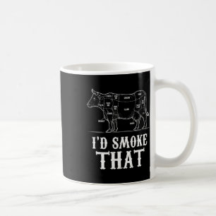 Mug Hommes Je fumerais Que Vache Bbq Grillmasters Père