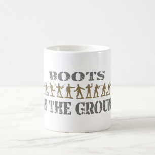 Mug Hommes militaires - Bottes sur le terrain